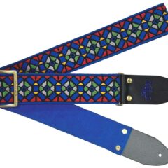 Stained Glass Blue/Red Ultrasuede