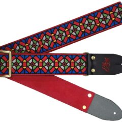 Stained Glass Red/Blue Ultrasuede