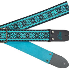 Silent Poinsettia Turquoise Ultrasuede